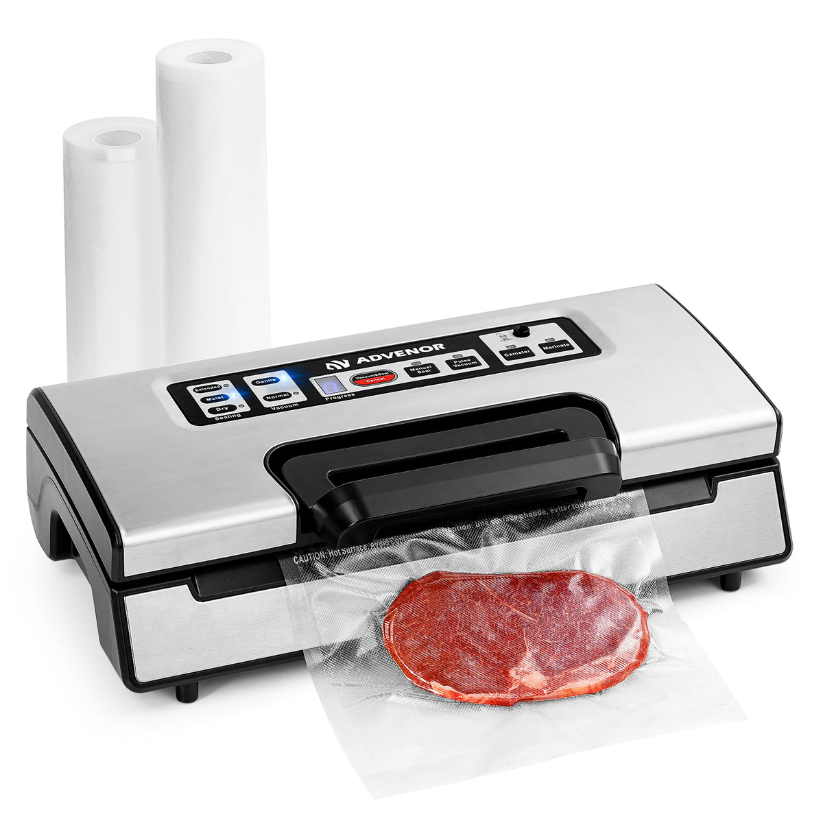 ADVENOR Vacuum Sealer Machine with Cutter Widened Double Sealing Strip
