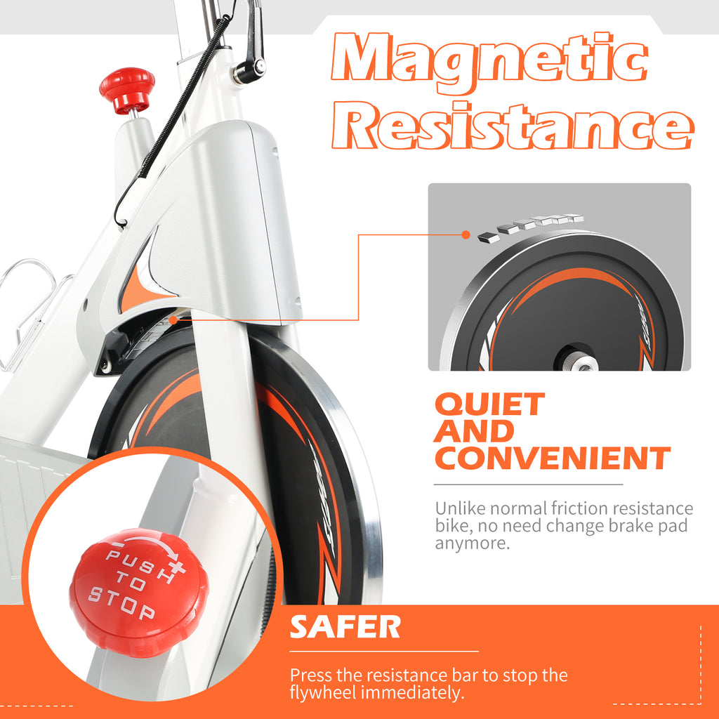 spin bike belt drive magnetic resistance